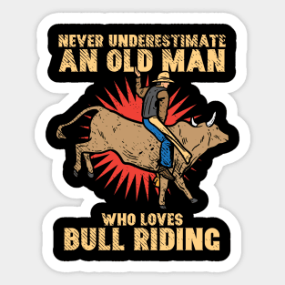 Bull Riding Sticker